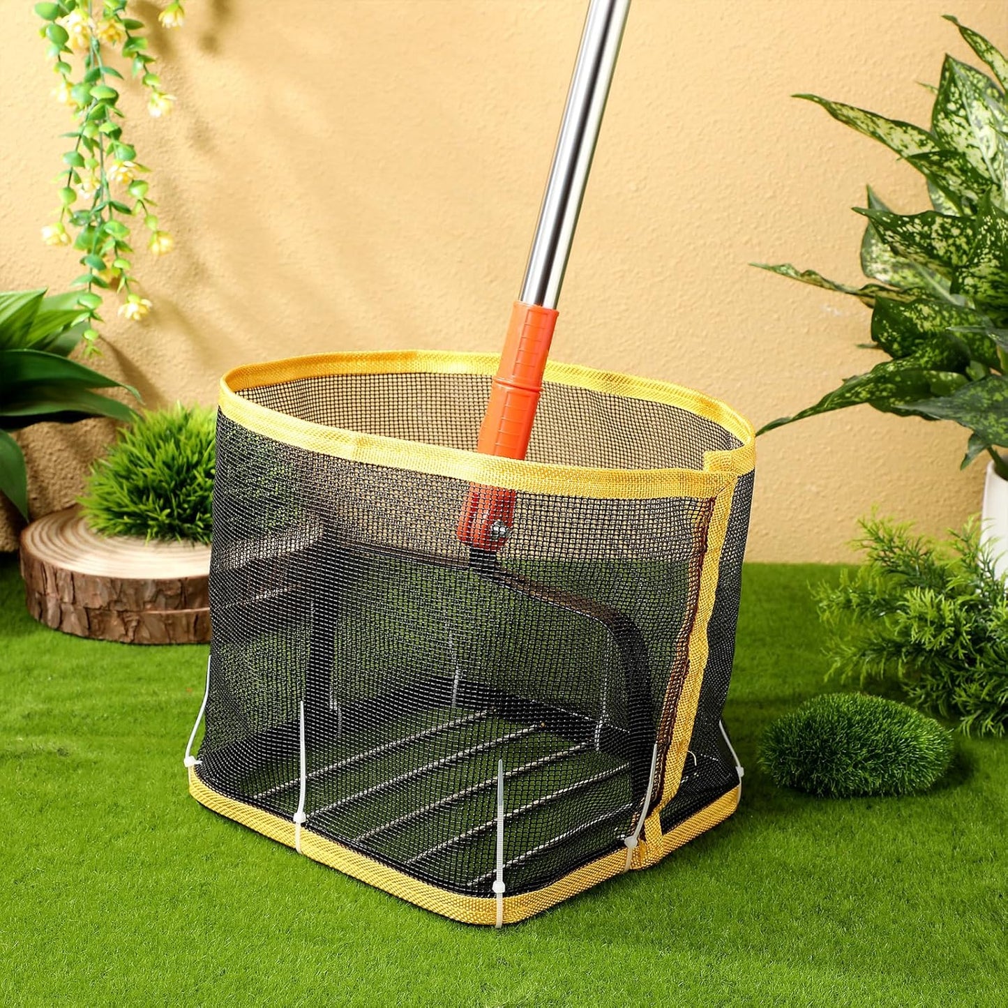 Table Tennis Picker Table Tennis Picker Sports Collector Practical Tennis Picker Gym Picker Long Handle Picker Table Tennis Container Steel