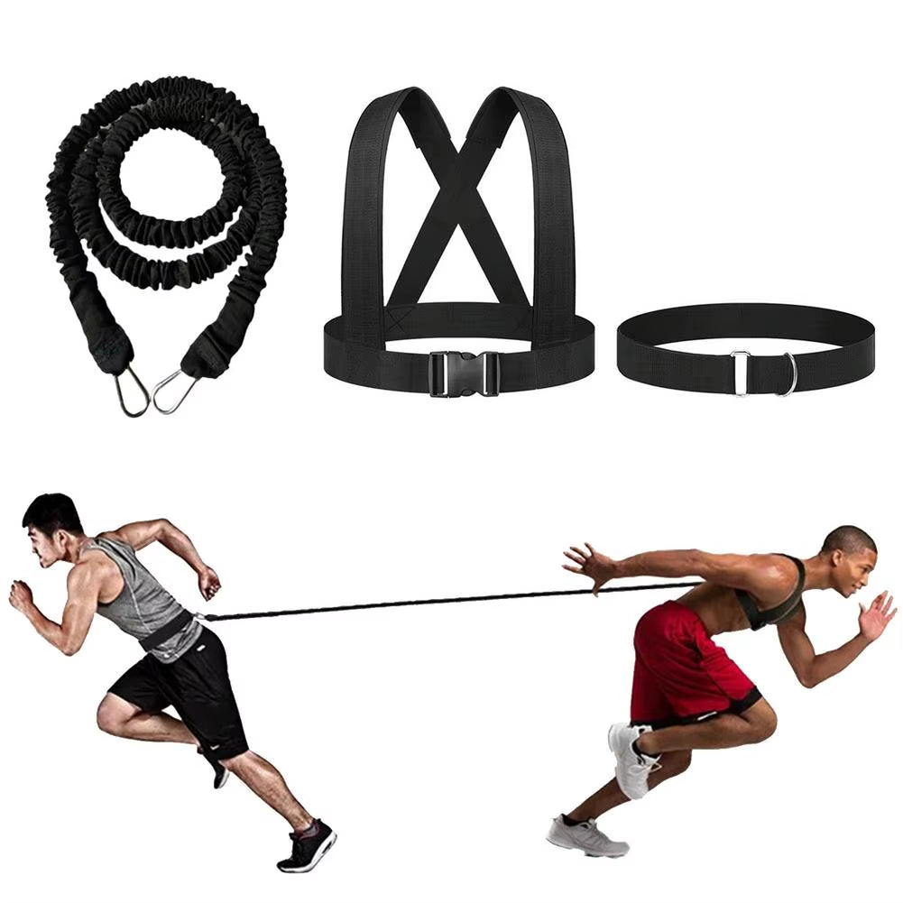 Fitness Double Pull Resistance Rope Set Sport Physical Training Band Rope Speed Strength Training for Boxing Soccer Basketball