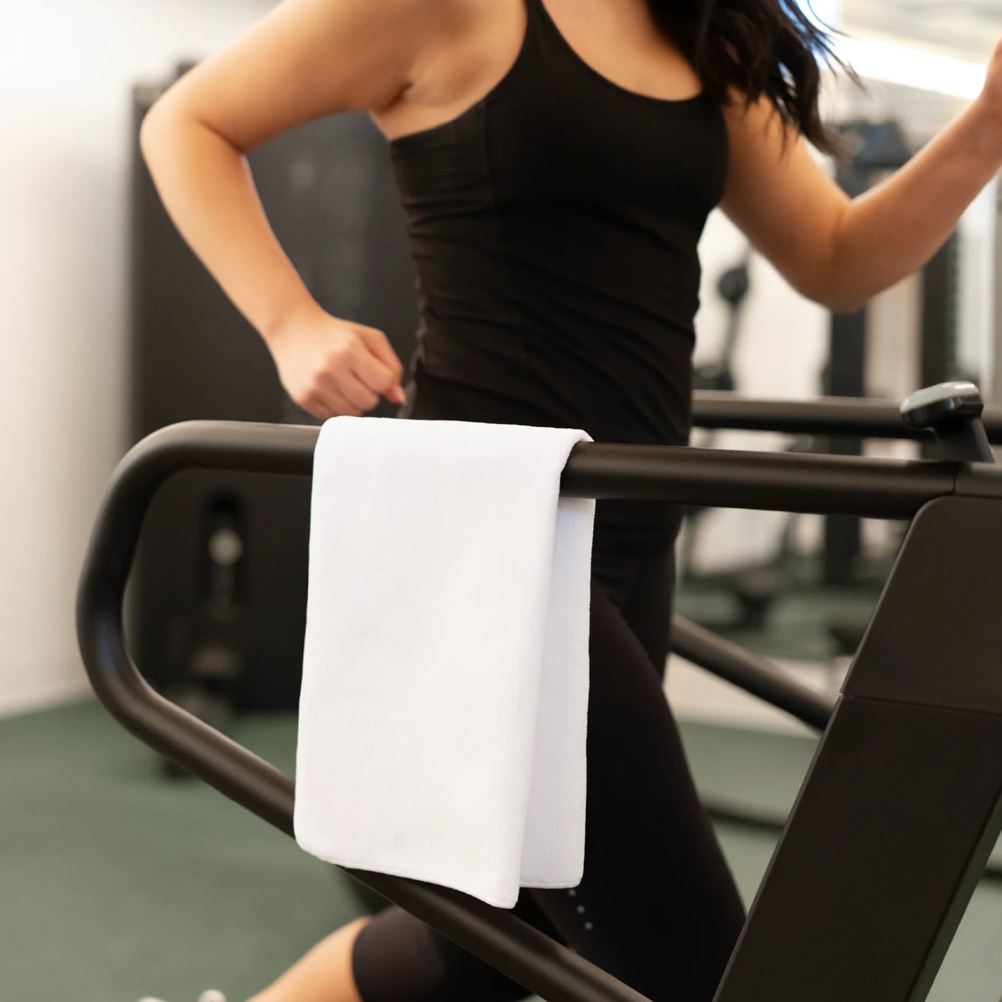 Microfiber Gym Towels, Yoga Towel for Home and Gym Bag, 16 Inch X 27 Inch, 6 Pack, White