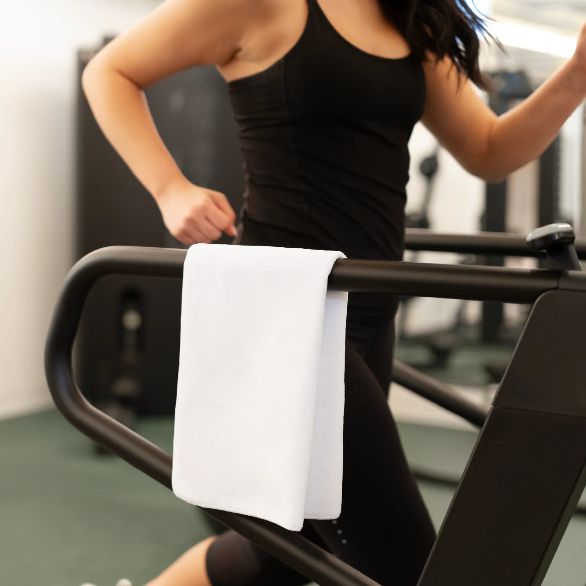 Microfiber Gym Towels, Yoga Towel for Home and Gym Bag, 16 Inch X 27 Inch, 6 Pack, White