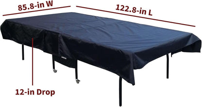 Polyester Table Tennis Cover, Black
