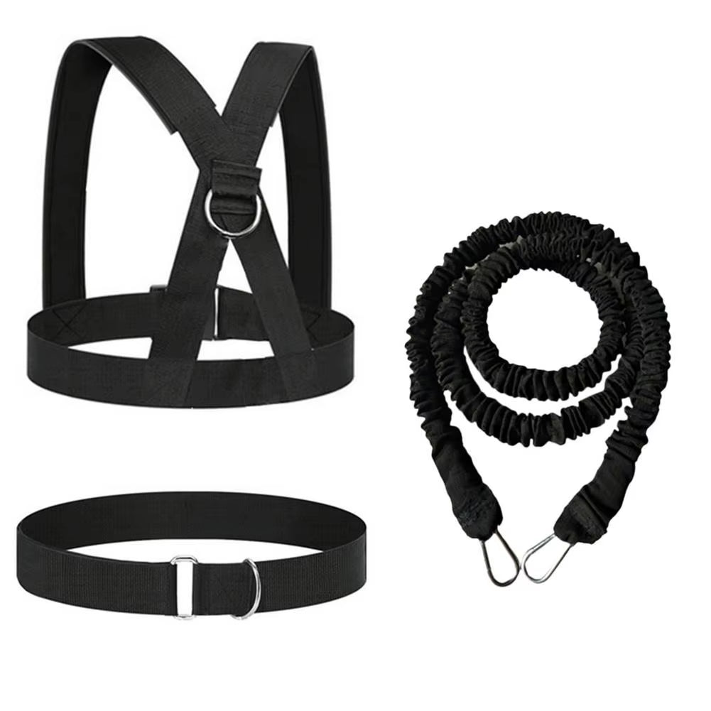 Fitness Double Pull Resistance Rope Set Sport Physical Training Band Rope Speed Strength Training for Boxing Soccer Basketball