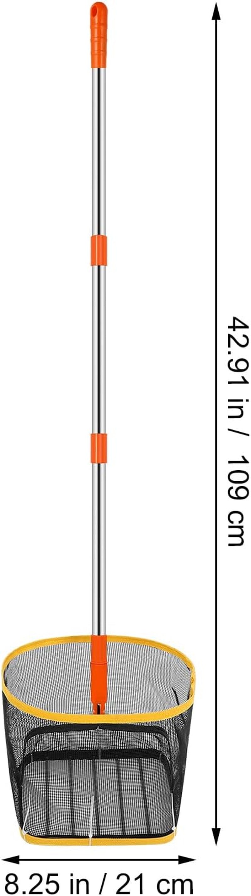 Table Tennis Picker Table Tennis Picker Sports Collector Practical Tennis Picker Gym Picker Long Handle Picker Table Tennis Container Steel