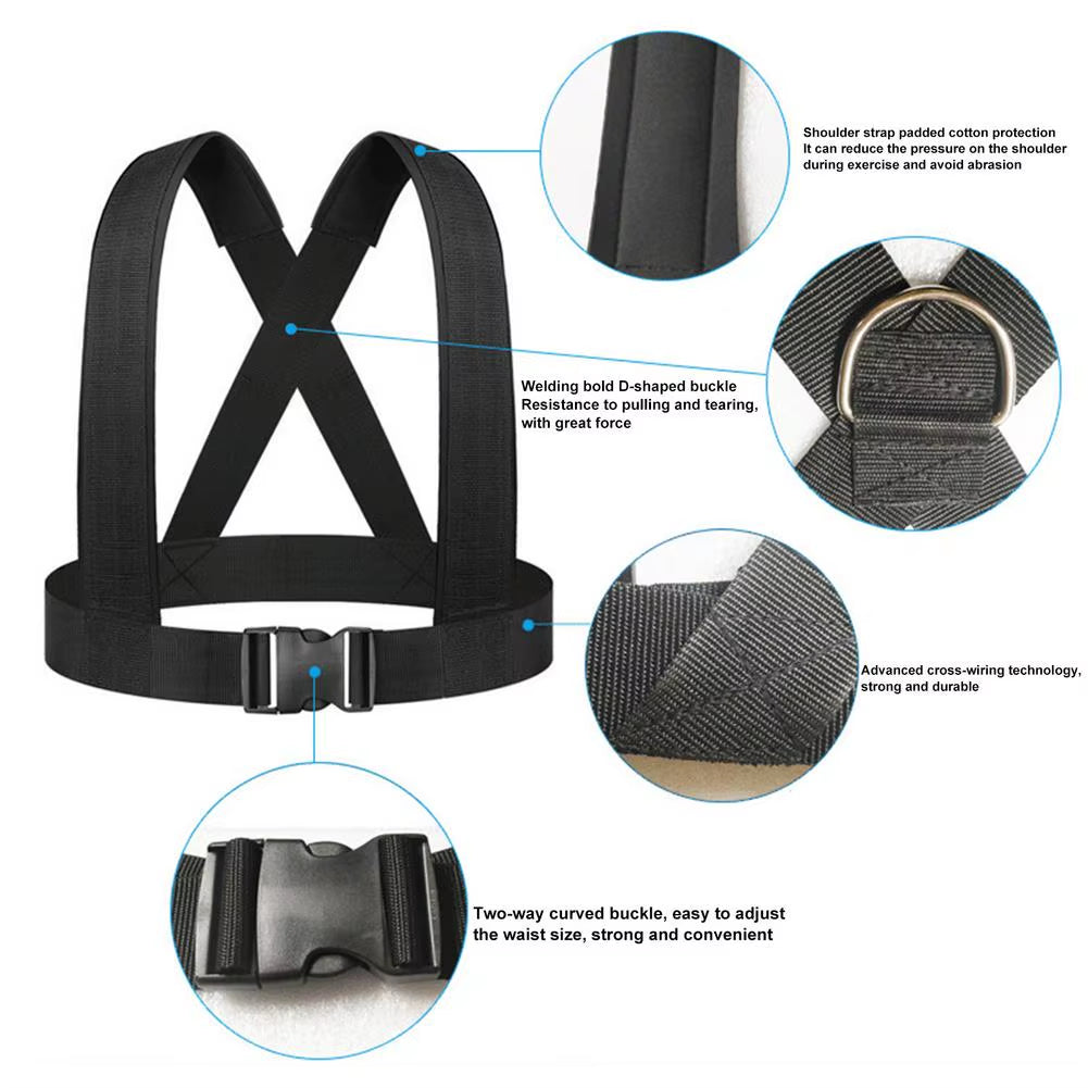 Fitness Double Pull Resistance Rope Set Sport Physical Training Band Rope Speed Strength Training for Boxing Soccer Basketball