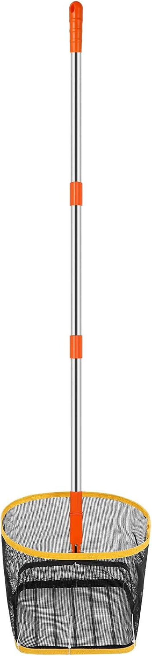 Table Tennis Picker Table Tennis Picker Sports Collector Practical Tennis Picker Gym Picker Long Handle Picker Table Tennis Container Steel