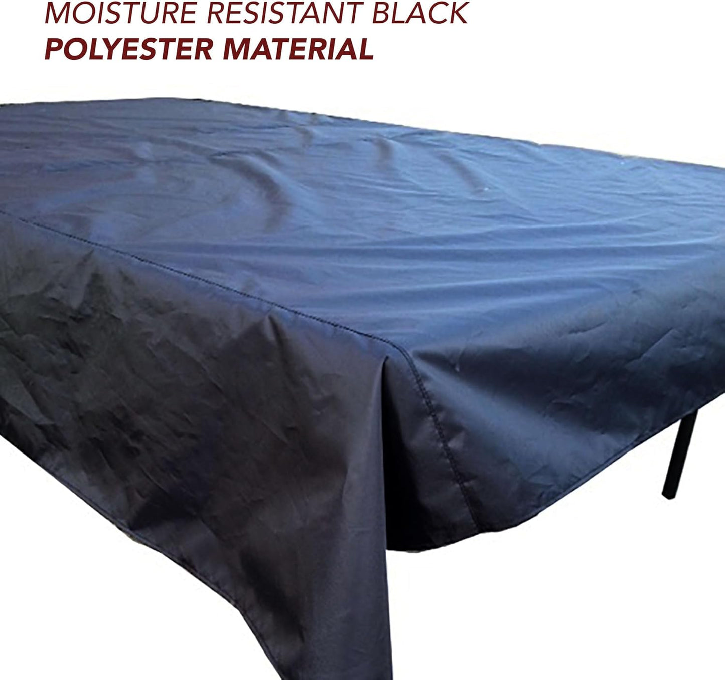 Polyester Table Tennis Cover, Black