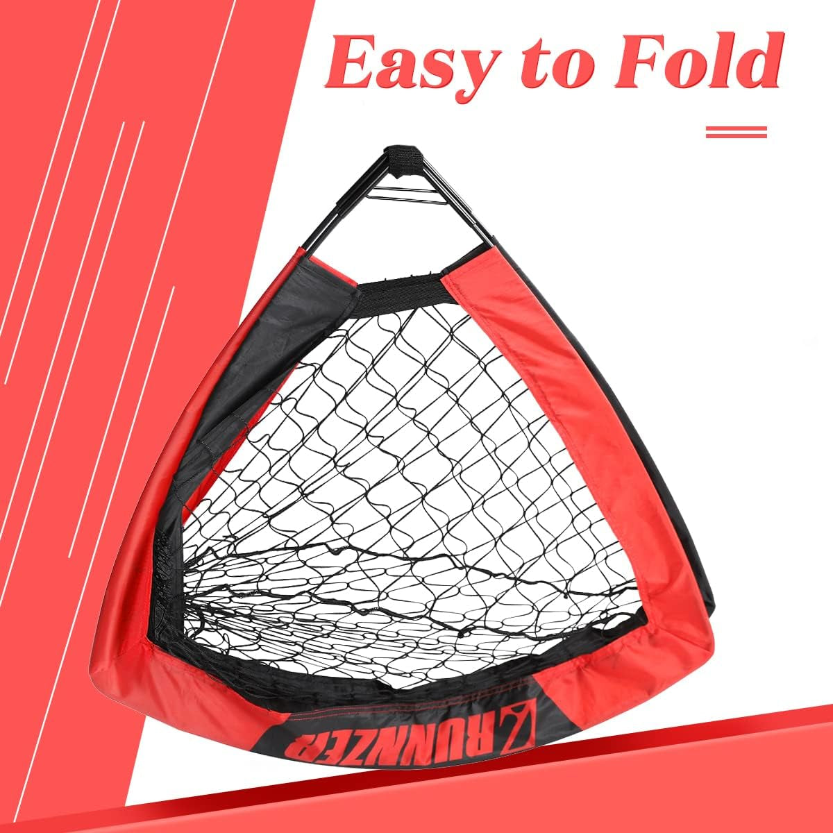 Kids Soccer Goal, Pop up Soccer Goal Net for Backyard, Set of 2 with Portable Carrying Case