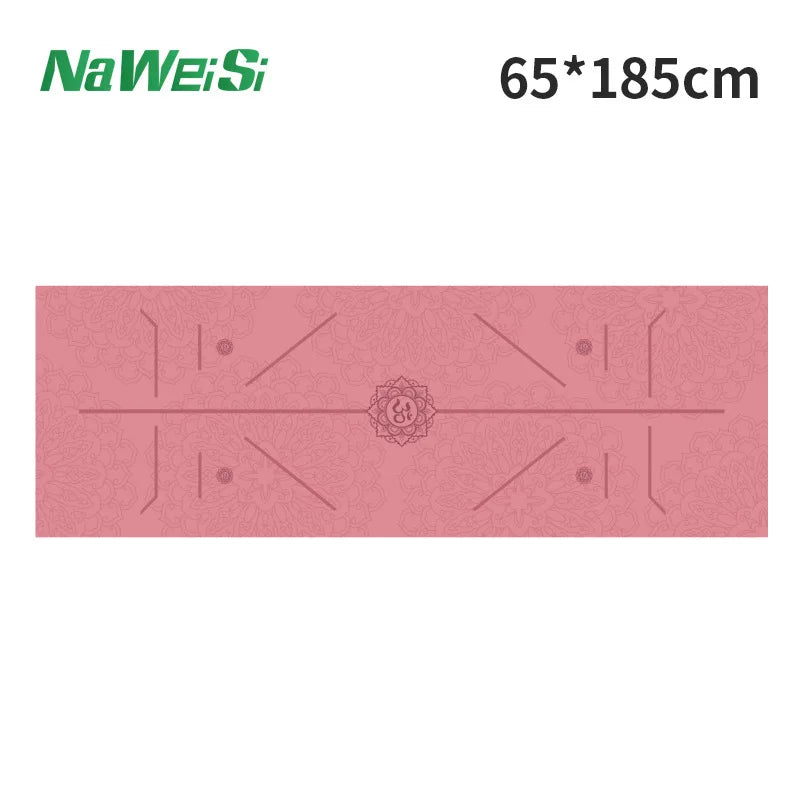 Yoga Mat Towel Double-Side Velvet Yoga Fitness Isolation Mat Non-Slip Folding Portable Sports Mat Towel Beach Quick Dry Towel