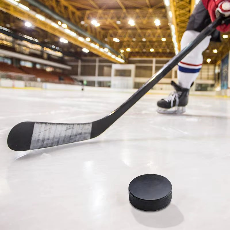 4 Pieces Standard Size Hockey Pucks Smooth Hockey Training Game Pucks Ice Hockey Supplies