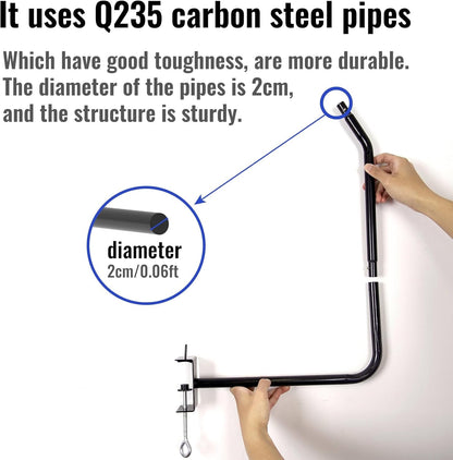 Table Tennis Ball Catch Net, Ping-Pong Ball Recycling Net, Durable Ball Collector for Solo Training, for Tables with Sides under 3 Inches
