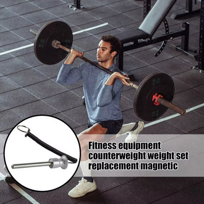 Gym Weight Heavy Duty Magnetic Gym Latch Pin Gym Accessory for Workout Fitness Exercise Aluminum+Stainless Steel Locking Pin