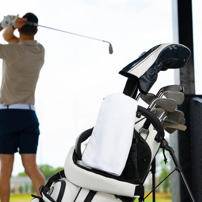 Microfiber Gym Towels, Yoga Towel for Home and Gym Bag, 16 Inch X 27 Inch, 6 Pack, White