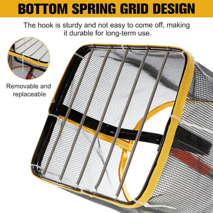 Table Tennis Picker Table Tennis Picker Sports Collector Practical Tennis Picker Gym Picker Long Handle Picker Table Tennis Container Steel