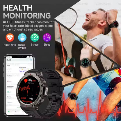 2025 New for Xiaomi IOS Outdoor Smart Watch GPS Bluetooth Call 10ATM Waterproof Navigation Tracker Men Sports Fitness Smartwatch