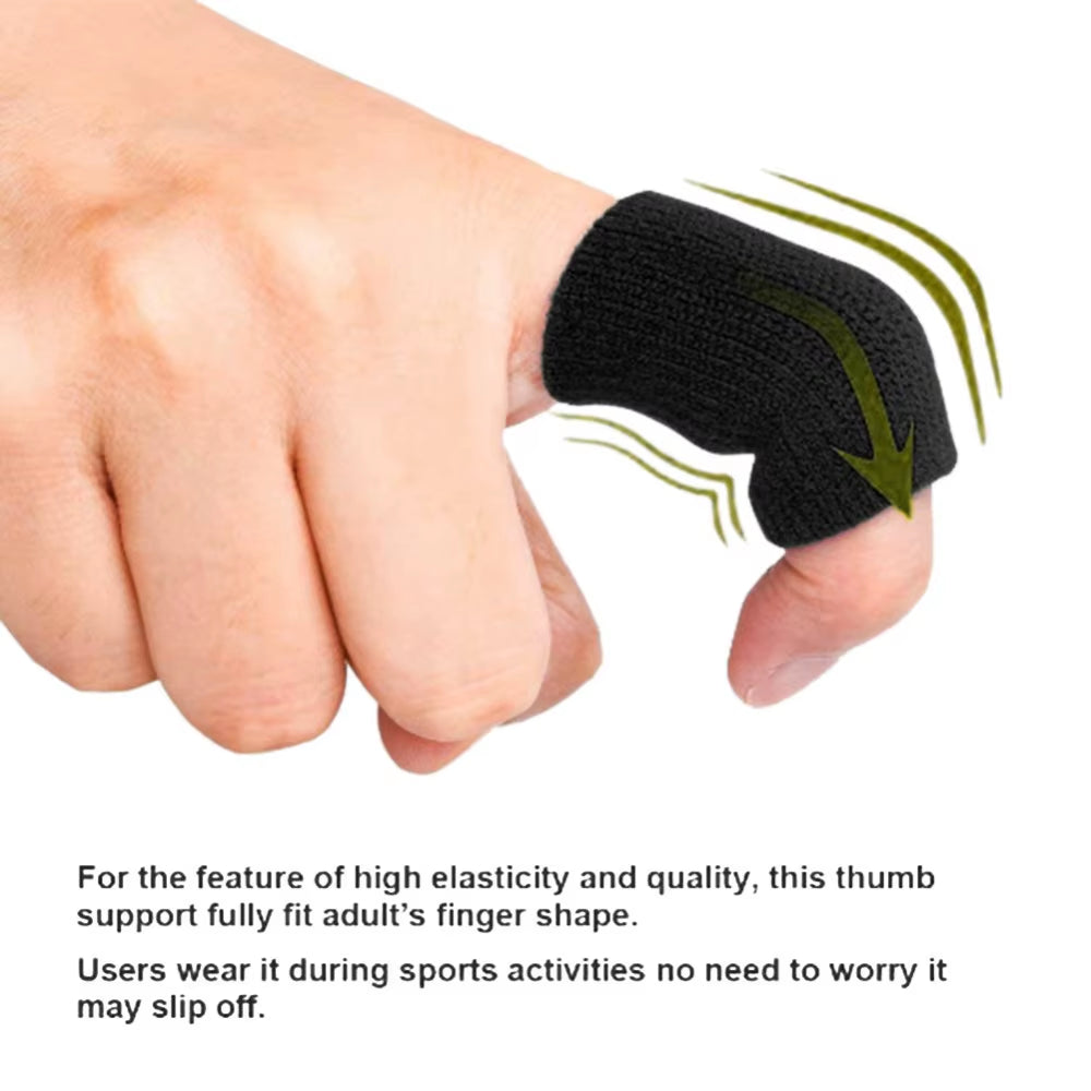 10Pcs Stretchy Sports Finger Sleeves Arthritis Support Finger Guard Outdoor Basketball Finger Protection Sports Safety