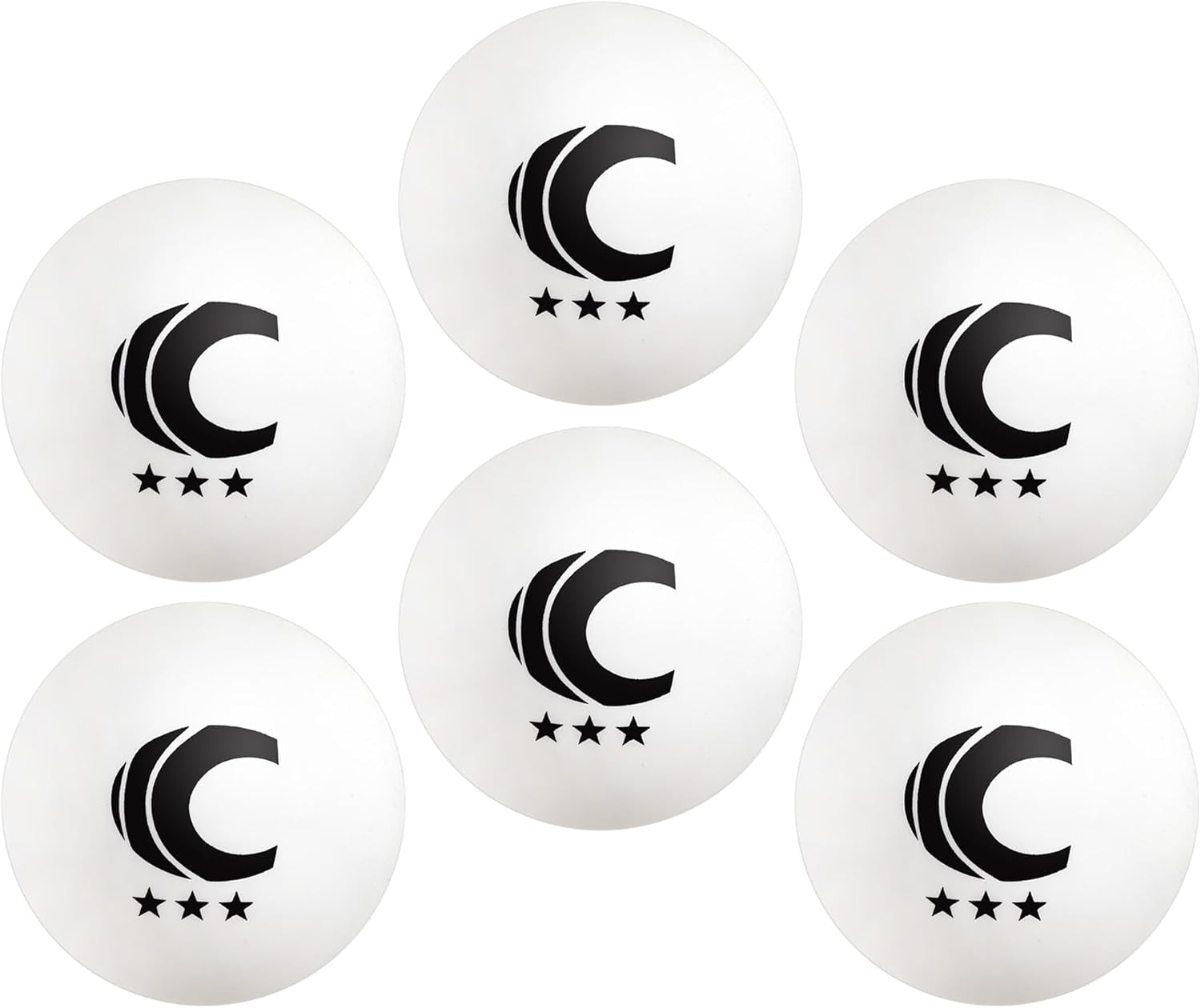 3-Star Table Tennis Balls - Professional Table Tennis Balls for Indoor & Outdoor Play - Perfect for Competition & Casual Games - Beer Pong Balls for Table Games