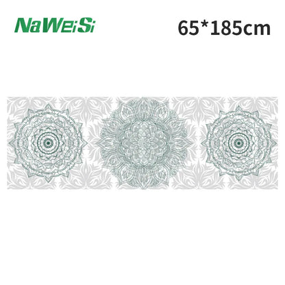 Yoga Mat Towel Double-Side Velvet Yoga Fitness Isolation Mat Non-Slip Folding Portable Sports Mat Towel Beach Quick Dry Towel