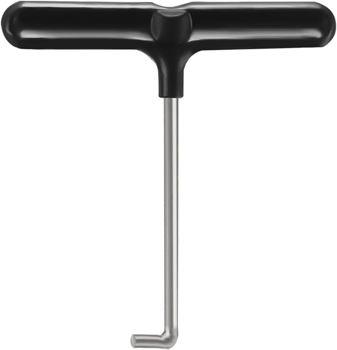 Shoe Lace Tightener Tool, Stainless Steel Skate Key Trampoline Spring Pull Tool Kit Outdoor Heights Lace Tool for Ice-Skates, T-Hook, Trampoline Springs Tool,Trampoline Accessories