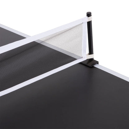 72" 4 in 1 Multi-Game Swivel Table with Air-Powered Hockey, Table Tennis, Billiards, and Launch Football